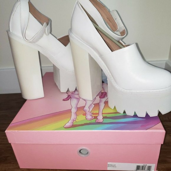Jeffrey Campbell Scully Platform Heels Size 10 - Picture 4 of 12